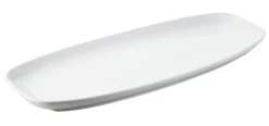 REVOL Assiette plate rectangulaire blanc porcelaine culinaire 24x12,5 cm Club Discount