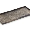 REVOL Assiette plate rectangulaire noir porcelaine culinaire 30x13,5 cm Solstice Online