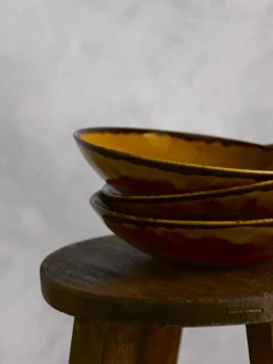Assiette plate rectangulaire marron porcelaine vitrifiée 34,5x23,3 cm Harvest - DUDSON Outlet