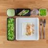 RAK Assiette plate rectangulaire blanc porcelaine 16x8 cm Fractal Sale