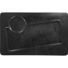 Assiette plate rectangulaire noir porcelaine vitrifiée 35,3x22,1 cm Create - RAK