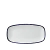 DUDSON Assiette plate rectangulaire Ink porcelaine vitrifiée 35,5x18,9 cm Harvest Hot