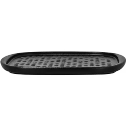 Assiette plate rectangulaire porcelaine vitrifiée 22,3x20,2 cm Staged - RAK