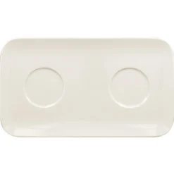 RAK Assiette plate rectangulaire ivoire porcelaine vitrifiée 31x18 cm Aurea Sale