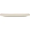 Assiette plate rectangulaire blanc porcelaine bone china 27,7x13,9 cm Bravura - RAK Online