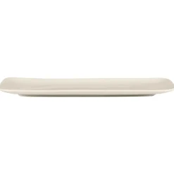 Assiette plate rectangulaire blanc porcelaine bone china 27,7x13,9 cm Bravura - RAK Online