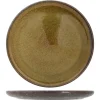 Assiette plate rond argent porcelaine Ø 21 cm Elements Mineral - PROOF Best