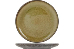 PROOF Assiette plate rond argent porcelaine Ø 16 cm Elements Mineral Discount