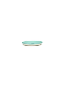 Assiette plate rond azure artichaut vert grès émaillé Ø 16 cm Feast By Ottolenghi - SERAX Sale