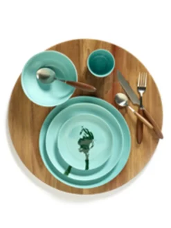 Assiette plate rond azure artichaut vert grès émaillé Ø 16 cm Feast By Ottolenghi - SERAX Sale