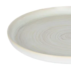 ACCOLADE Assiette plate rond beige grès émaillé Ø 28 cm Aurora New