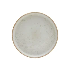ACCOLADE Assiette plate rond beige grès émaillé Ø 22 cm Sand New