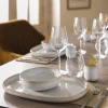 Assiette plate rond beige grès émaillé Ø 17 cm Sand - ACCOLADE Discount