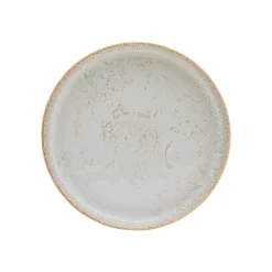 Assiette plate rond beige grès émaillé Ø 17 cm Sand - ACCOLADE Discount