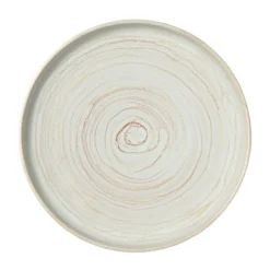 ACCOLADE Assiette plate rond beige grès émaillé Ø 17 cm Aurora Best