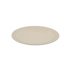 DEGRENNE Assiette plate rond beige grès émaillé Ø 23 cm Bahia Clearance