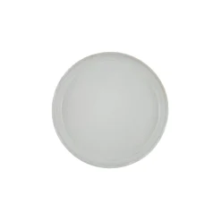 Assiette plate rond Beige rosé grès émaillé Ø 21,4 cm Pearl - PRO.MUNDI Clearance