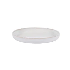 Assiette plate rond Beige rosé grès émaillé Ø 21,4 cm Pearl - PRO.MUNDI Clearance