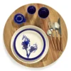 SERAX Assiette plate rond blanc artichaut noir grès émaillé Ø 19 cm Feast By Ottolenghi Outlet