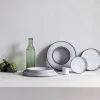 REVOL Assiette plate rond blanc cumulus porcelaine culinaire Ø 28 cm  Caractère Outlet