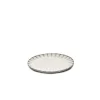 Assiette plate rond blanc grès émaillé Ø 15 cm Inku - SERAX New