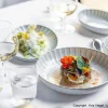Assiette plate rond blanc grès émaillé Ø 21 cm Inku - SERAX Clearance