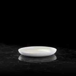 Assiette plate rond blanc mélamine Ø 26 cm Wave - PLATEX Sale
