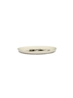 Assiette plate rond blanc poivron noir grès émaillé Ø 26,5 cm Feast By Ottolenghi - SERAX Sale