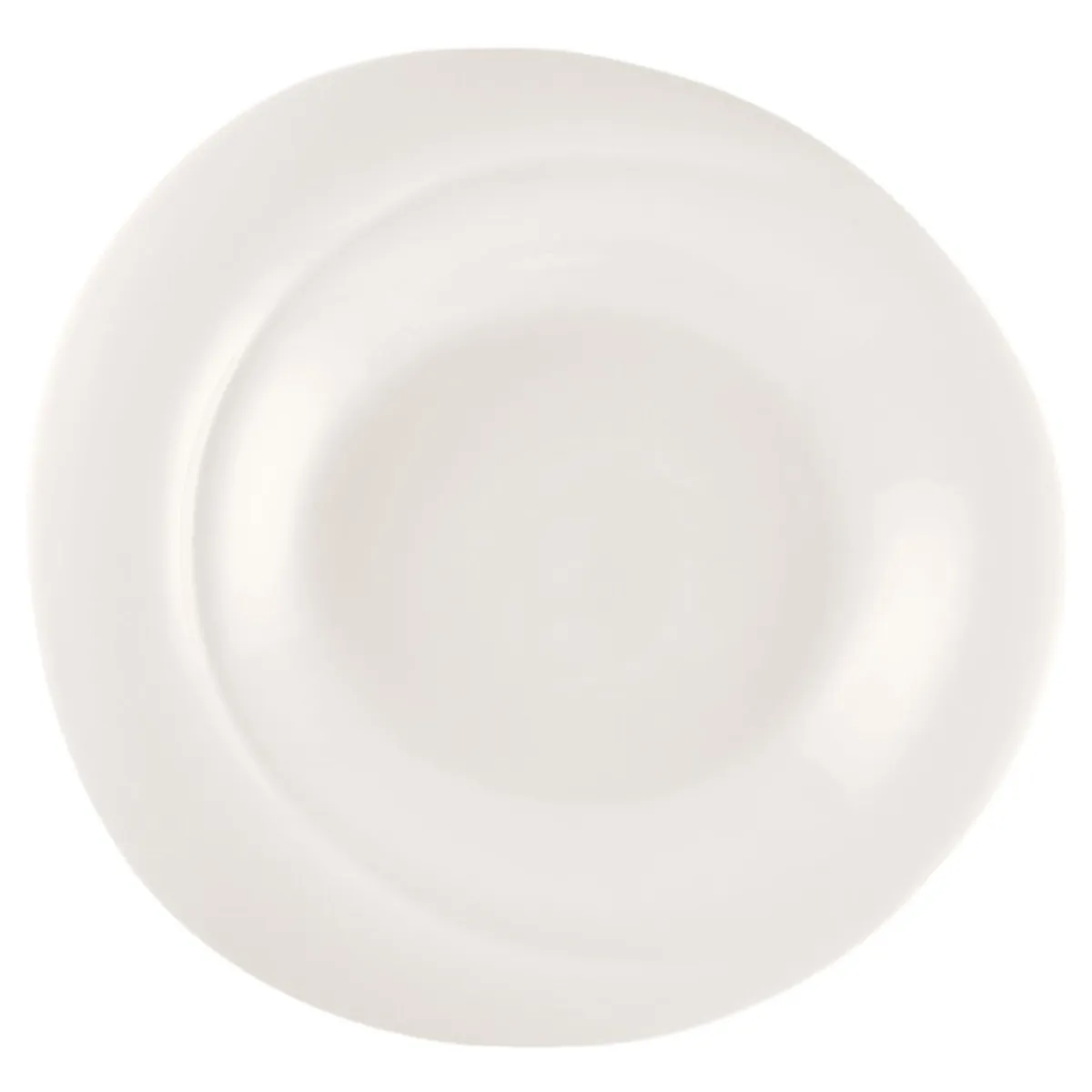 RAK Assiette plate rond blanc porcelaine bone china 24,4x23,1 cm Pose Outlet