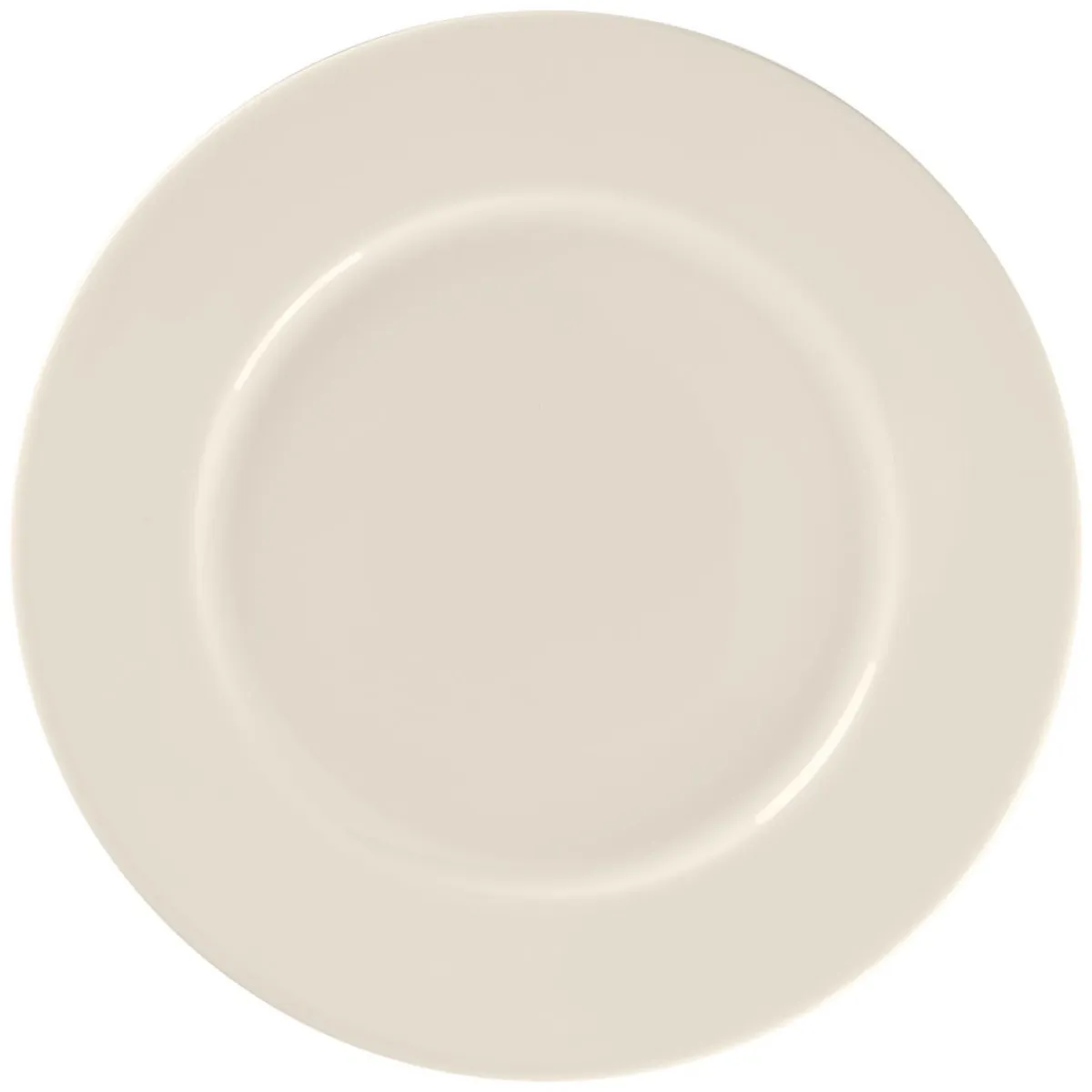 Assiette plate rond blanc porcelaine bone china Ø 25,1 cm Fedra - RAK Sale