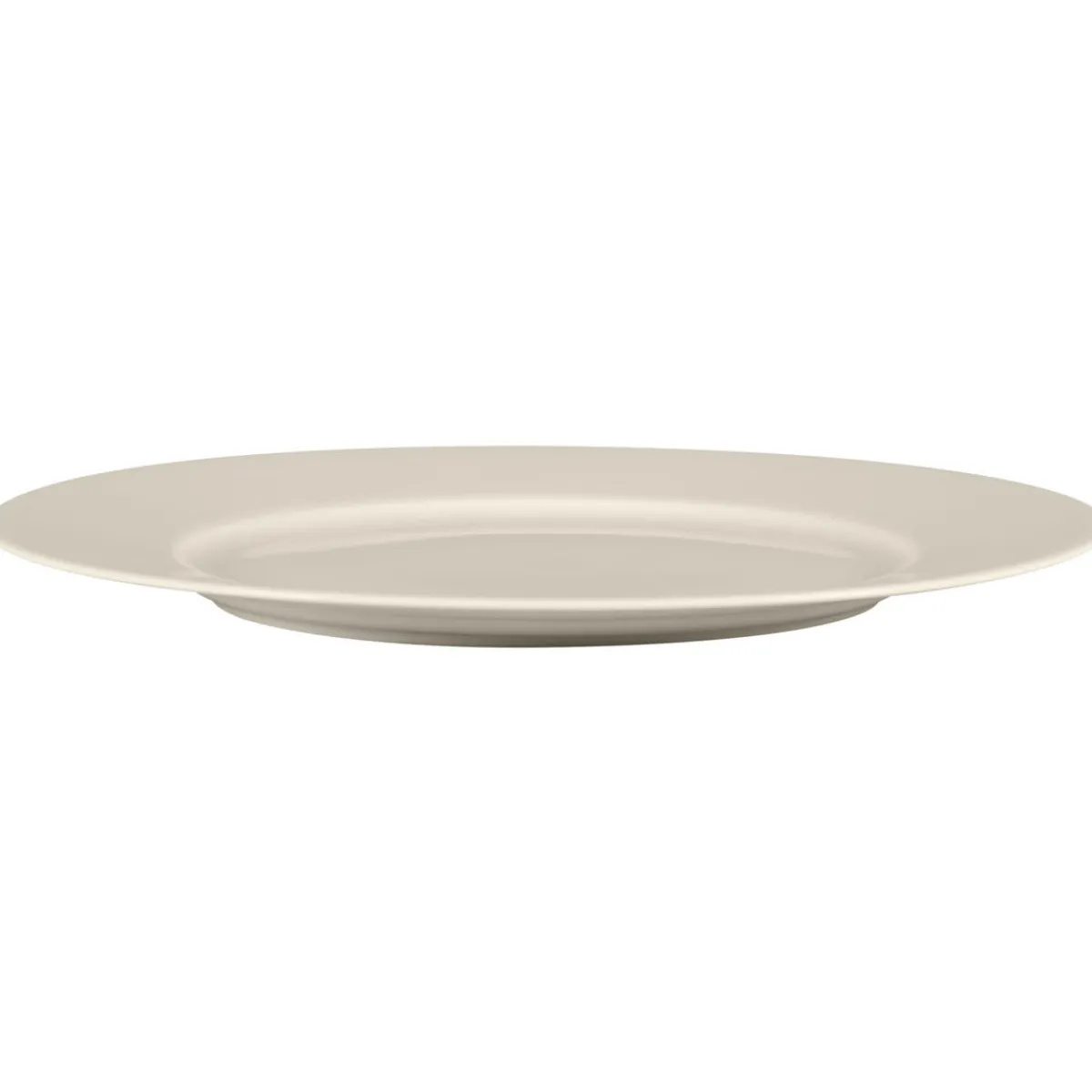 Assiette plate rond blanc porcelaine bone china Ø 25,1 cm Fedra - RAK Sale