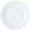 PRO.MUNDI Assiette plate rond blanc porcelaine Ø 21 cm K Sale