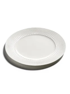 SERAX Assiette plate rond blanc porcelaine bone china Ø 31 cm Nido Online
