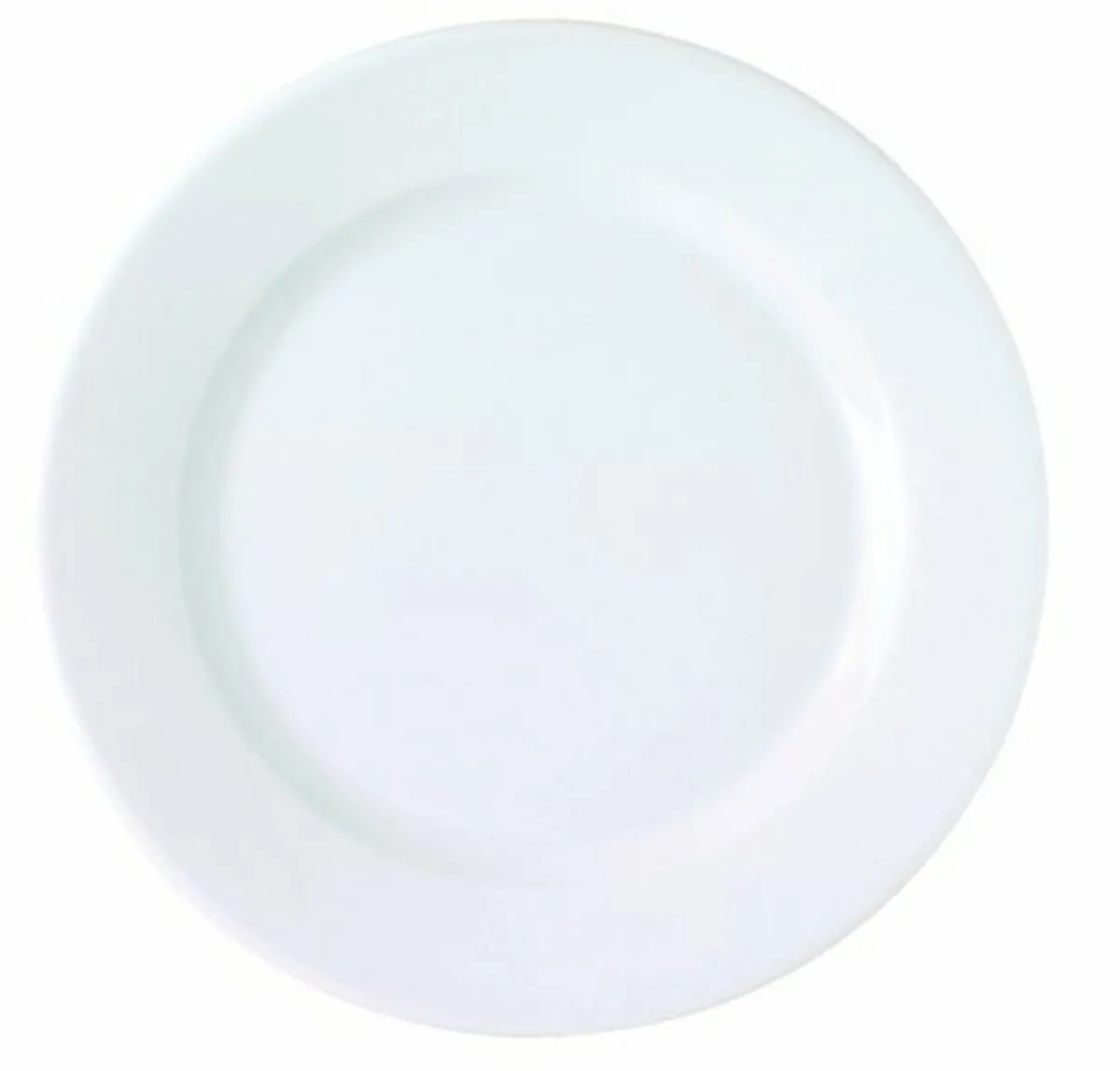 Assiette plate rond blanc porcelaine Ø 16 cm K - PRO.MUNDI