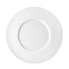 Assiette plate rond blanc porcelaine Ø 29 cm Baghera - MEDARD DE NOBLAT Outlet