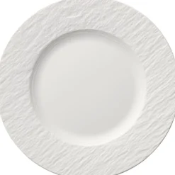 VILLEROY & BOCH Assiette plate rond blanc porcelaine Ø 22 cm The Rock Online