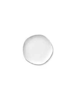 SERAX Assiette plate rond blanc porcelaine Ø 15 cm Silhouette New