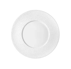 MEDARD DE NOBLAT Assiette plate rond blanc porcelaine Ø 21 cm Baghera New