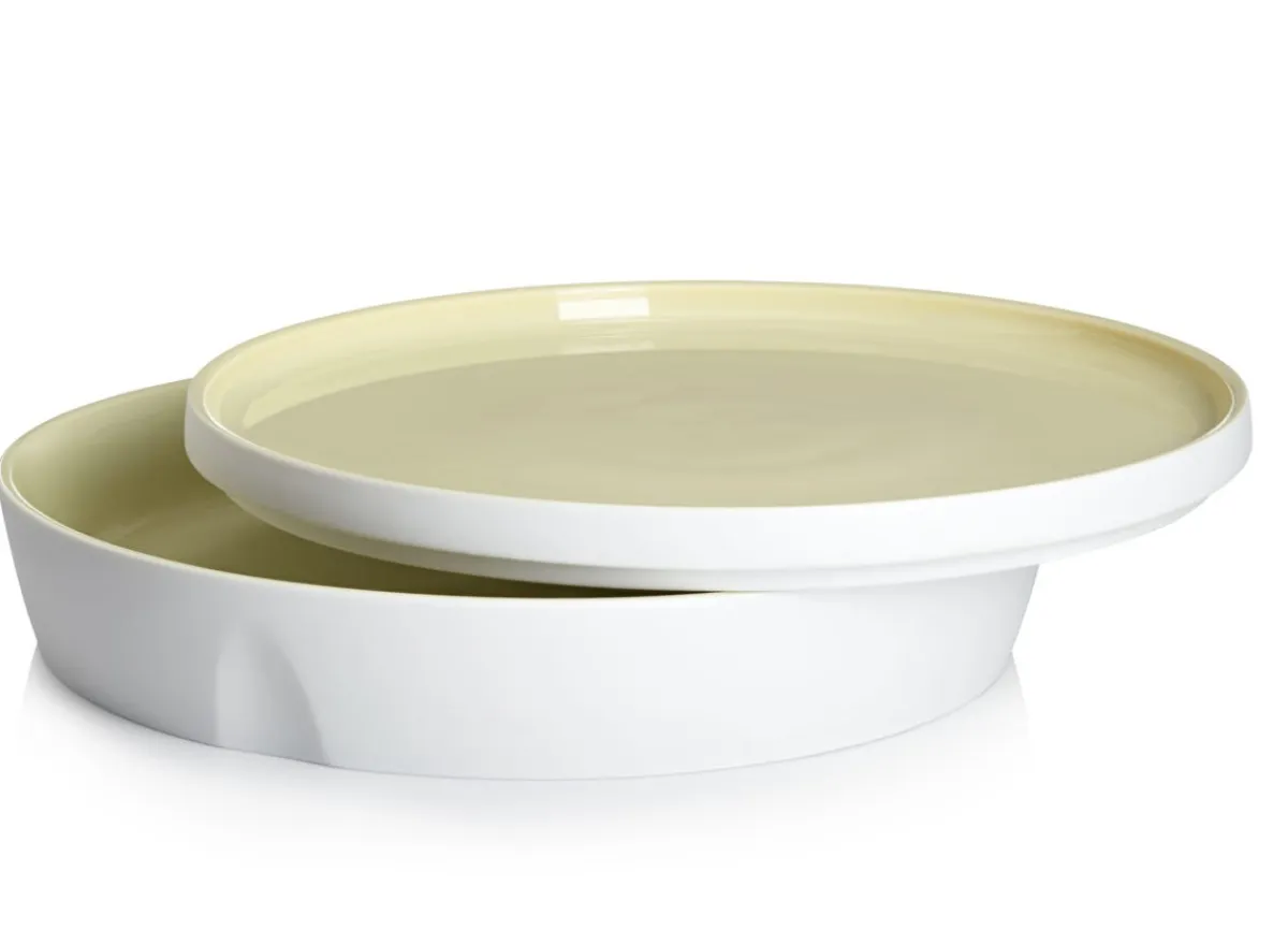 Assiette plate rond blanc porcelaine Ø 18 cm La Vaisselle De L'econome - DEGRENNE Outlet