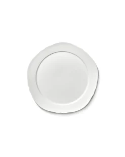 Assiette plate rond blanc porcelaine Ø 23,5 cm Silhouette - SERAX Best