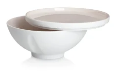 DEGRENNE Assiette plate rond blanc porcelaine Ø 14 cm La Vaisselle De L'econome