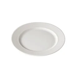 Assiette plate rond blanc porcelaine culinaire Ø 17 cm Plisse - PILLIVUYT