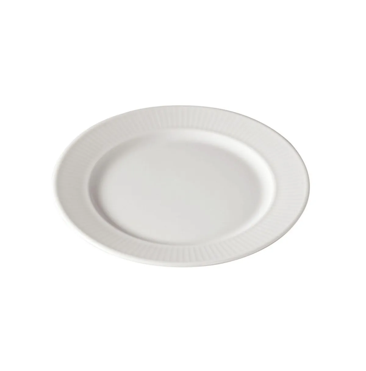 Assiette plate rond blanc porcelaine culinaire Ø 17 cm Plisse - PILLIVUYT