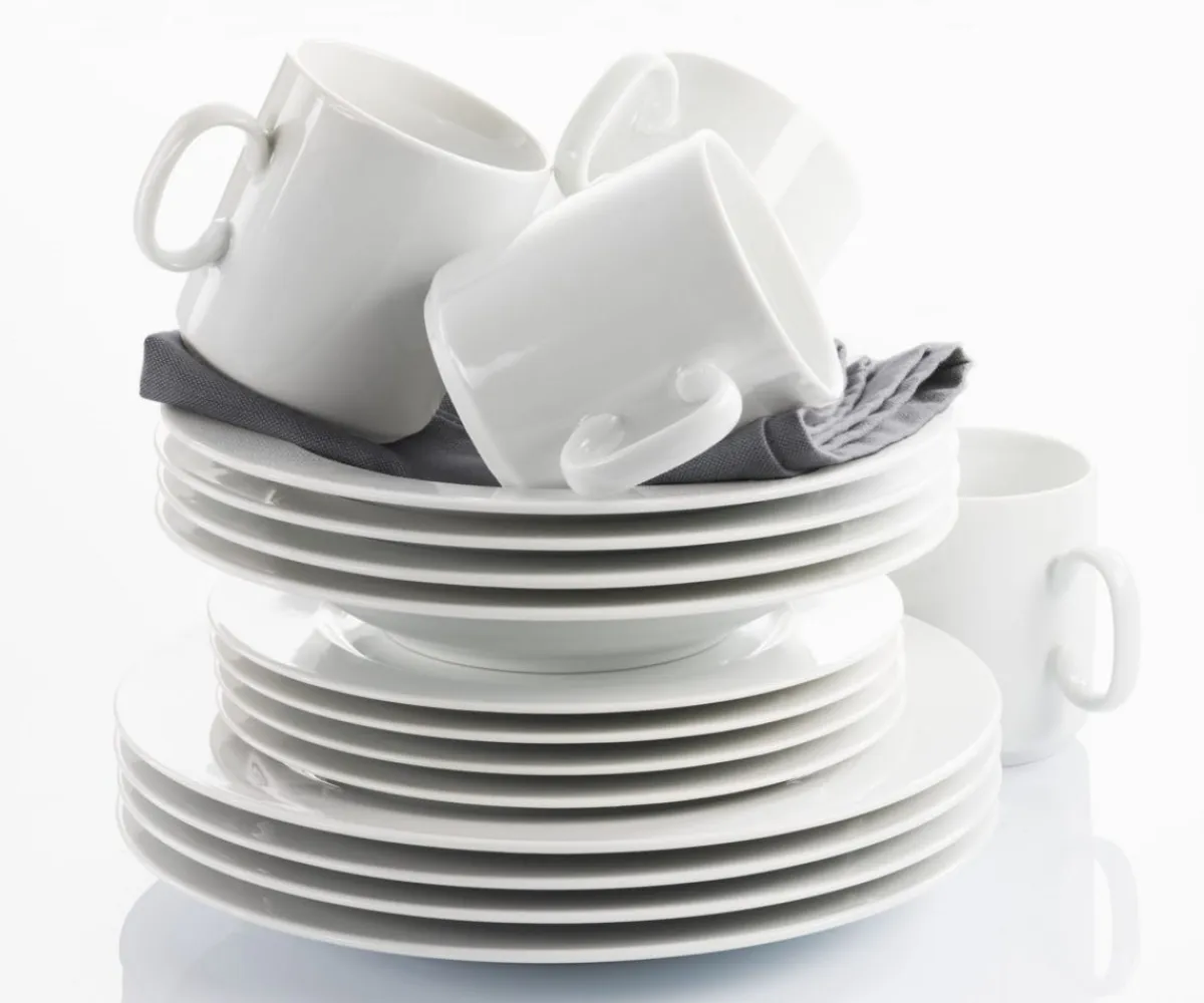 REVOL Assiette plate rond blanc porcelaine culinaire Ø 19 cm Les Essentiels Best