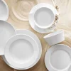 Assiette plate rond blanc porcelaine Ø 22 cm Eventail - PILLIVUYT Sale