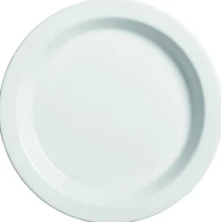 enova Assiette plate rond blanc porcelaine pillénium Ø 23 cm Regithermie Online