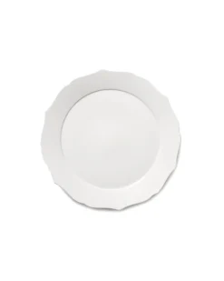 SERAX Assiette plate rond blanc porcelaine Ø 26 cm Silhouette Discount