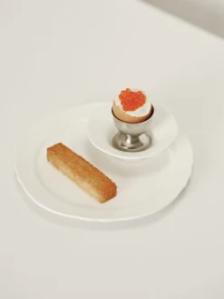 SERAX Assiette plate rond blanc porcelaine Ø 20,6 cm Silhouette Outlet