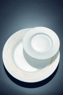 VILLEROY & BOCH Assiette plate rond blanc porcelaine Ø 22 cm Stella Vogue
