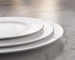 VILLEROY & BOCH Assiette plate rond blanc porcelaine bone china Ø 22 cm Anmut Best